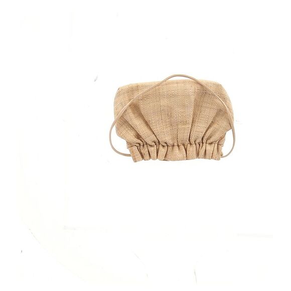 Loeffler Randall Willa Mini Cinch Clutch in Beige Raffia - Picture 10 of 11